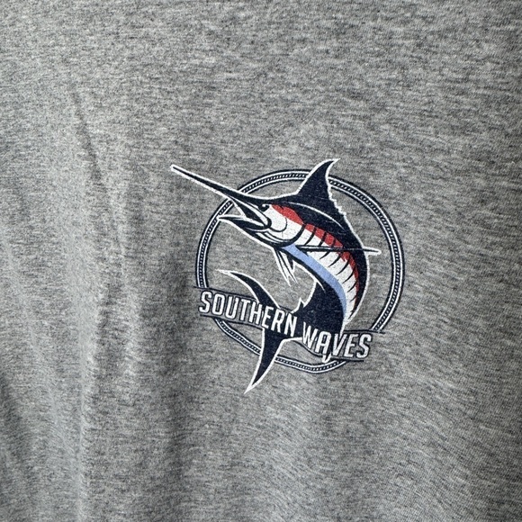 Croft & Barrow Southern Waves Gray Men's T-Shirt (M) - Picture 3 of 5